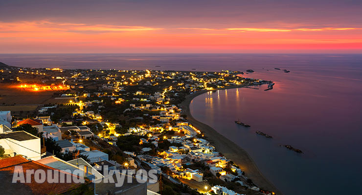 The coastal town of Magazia